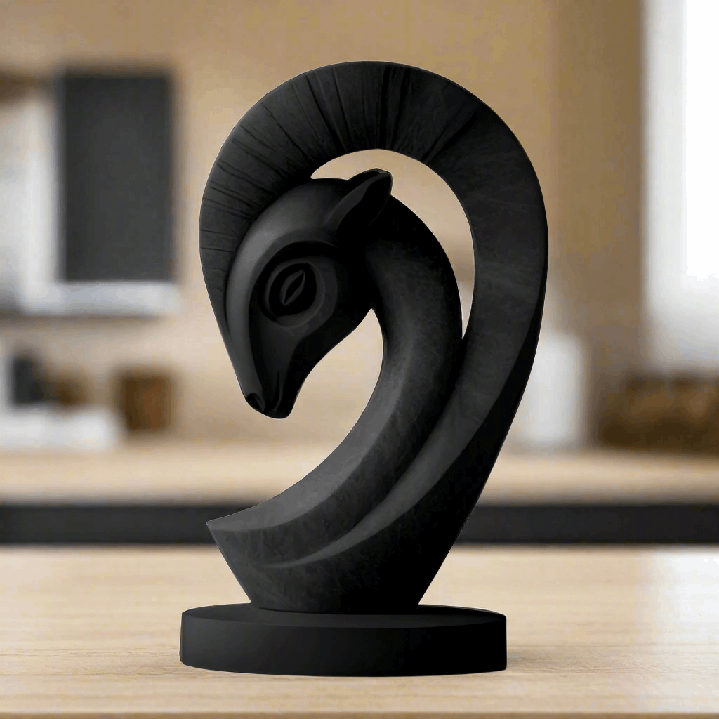 Elegant Easter Sheep Statue - Spring Accent