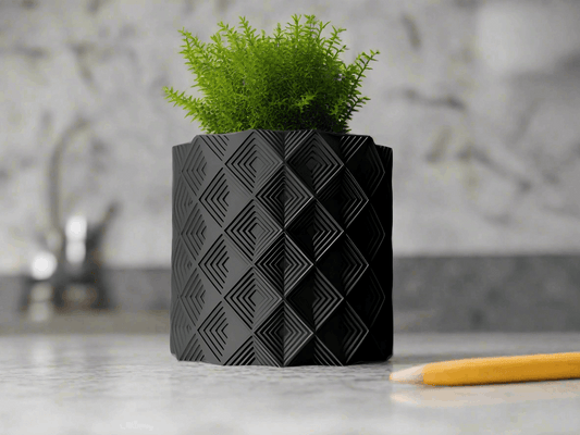 Bismuth Crystal Plant Pot & Planter Vase