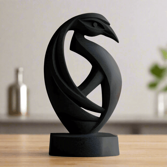 Elegant Easter Rooster Statue - Spring Accent