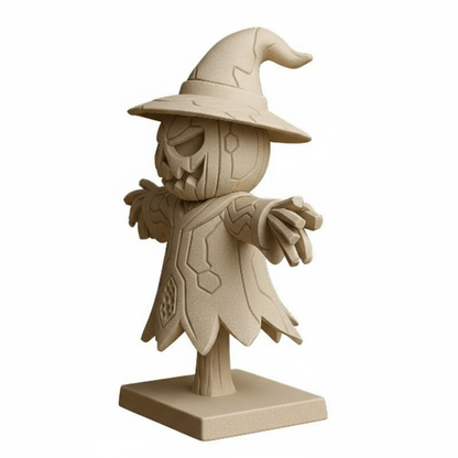 Pumpkin Scarecrow Statue – Premium 3D Printed Autumn Halloween Decor | Handcrafted Garden & Home Festival Gift