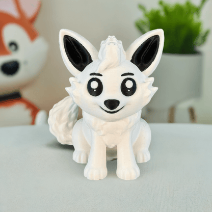 Adorable 3D Printed Fox Figure - Celestial Crafts