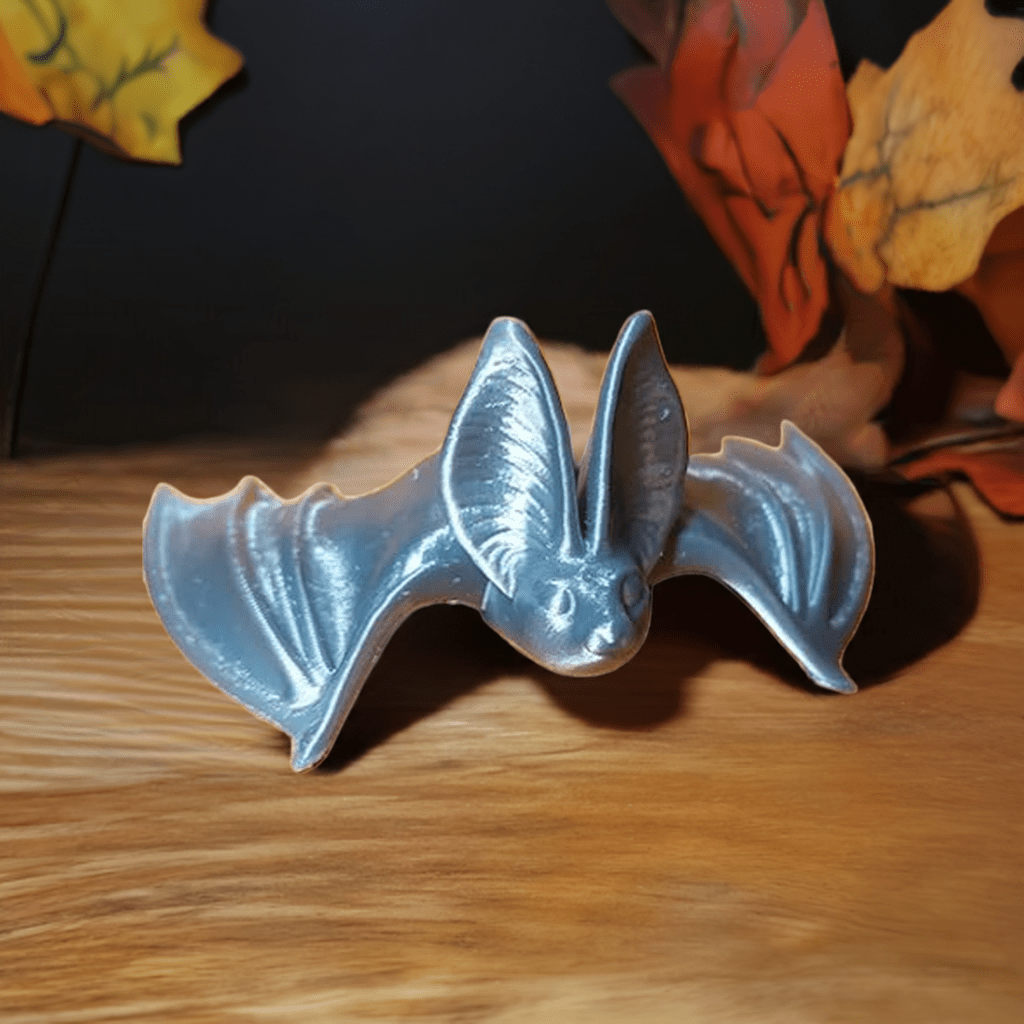 3D Printed Cute Halloween Bat: Adorable Spooky Decor Accent - Celestial Crafts
