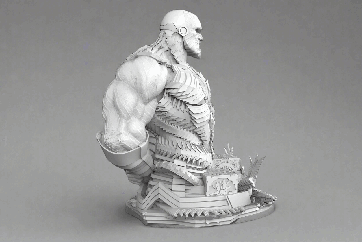 Darkside Bust - Intriguing Fantasy Display Piece - Celestial Crafts