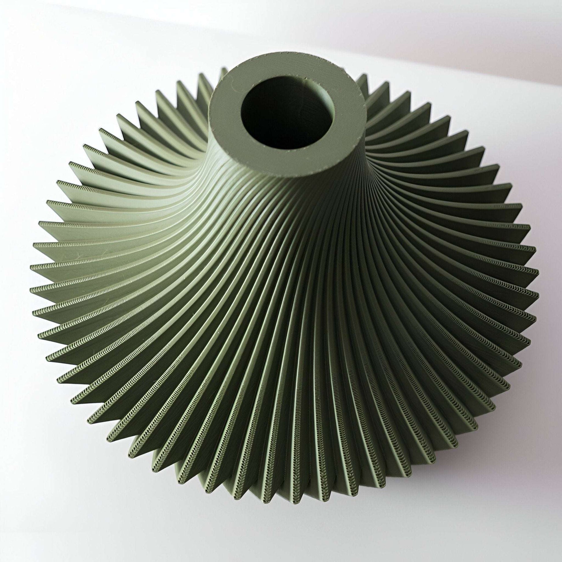 The Kitan Short Vase - Minimalist Modern Vase - Celestial Crafts