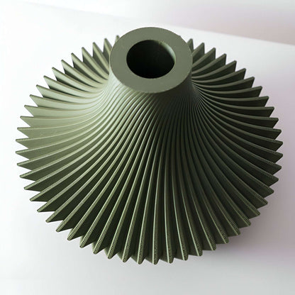 The Kitan Short Vase - Minimalist Modern Vase - Celestial Crafts