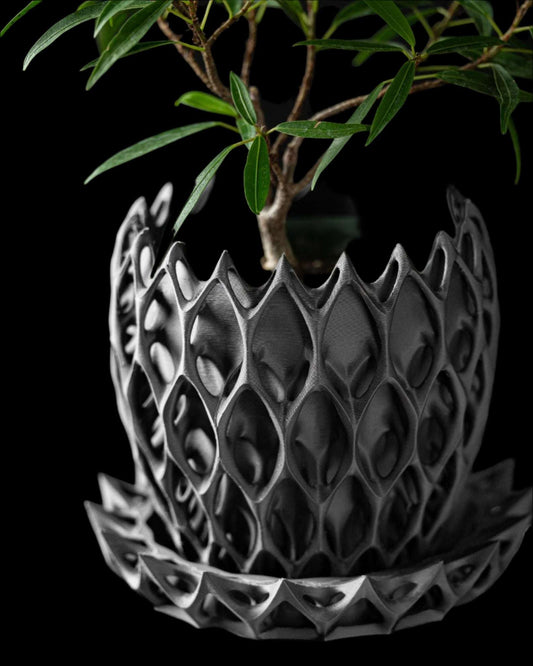 Invader Planter Pot – Sci-Fi Themed 3D-Printed Decorative Planter