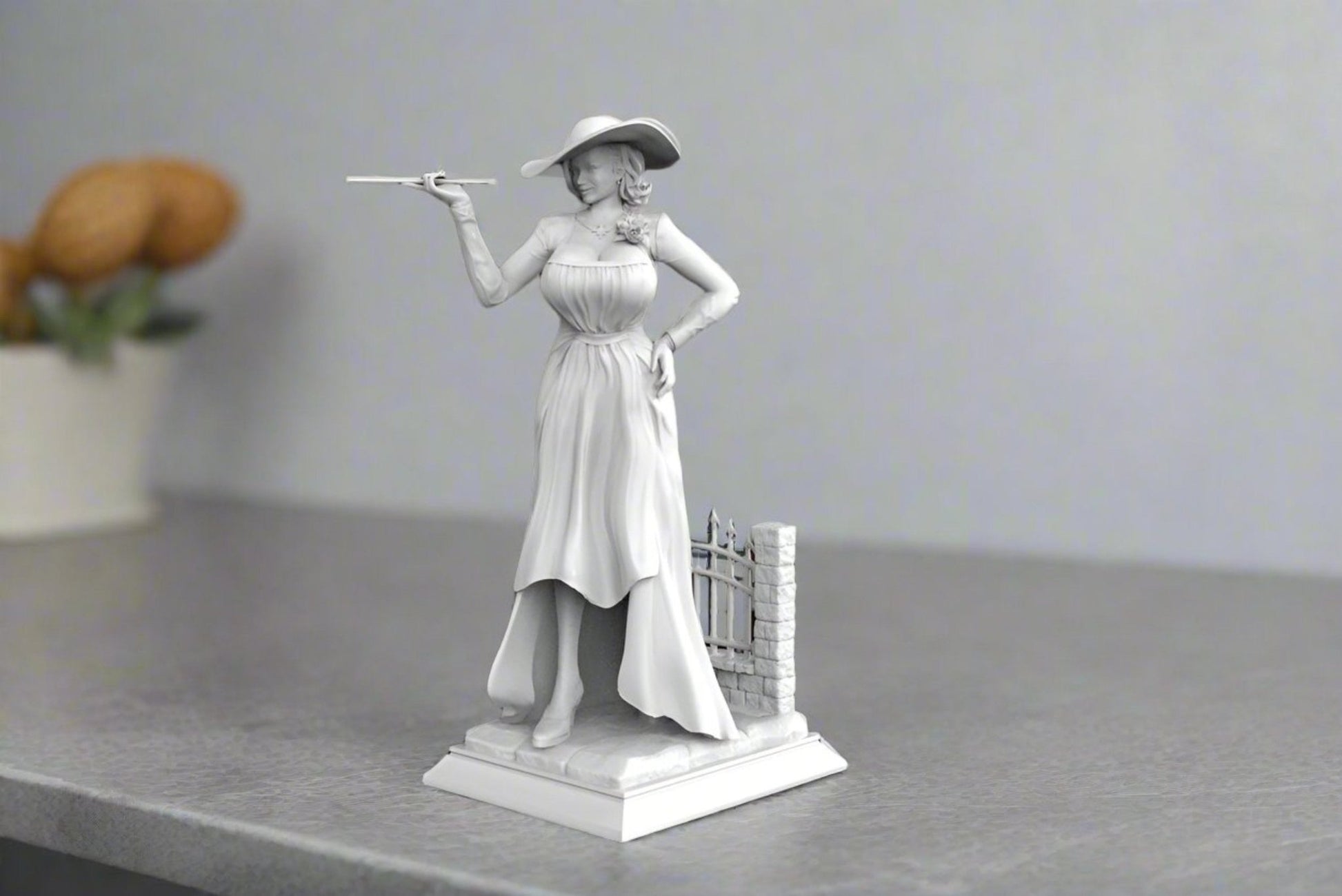 Lady Dimitrescu Resident Evil - Iconic Video Game Villain Figurine - Celestial Crafts
