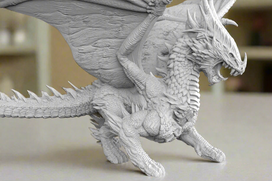 Fantasy Creature: Dragon Sculpture