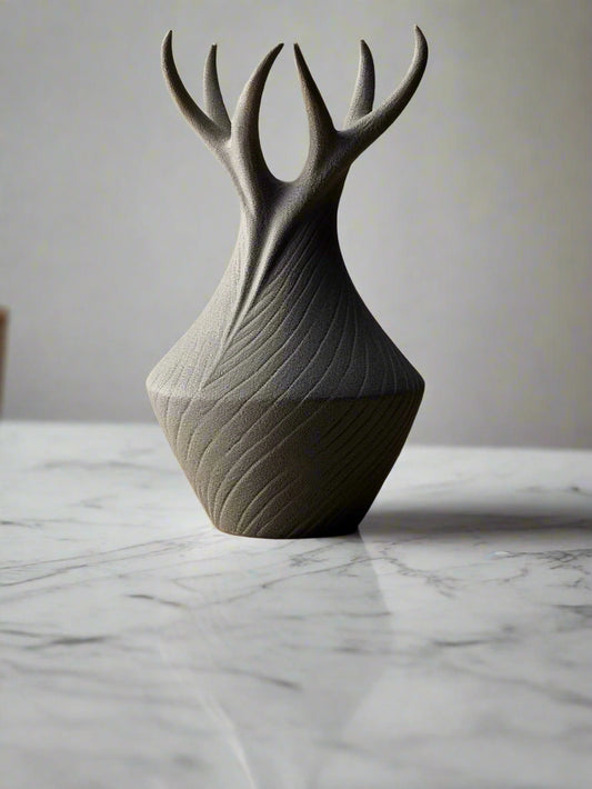 Garreitz Minimalist 3D Printed Vase – Unique Home Decor