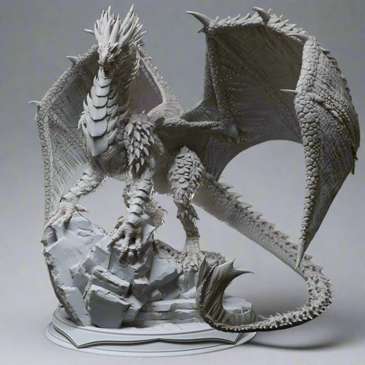 Brazatul Dragon – Intricately Designed 3D-Printed Dragon Sculpture