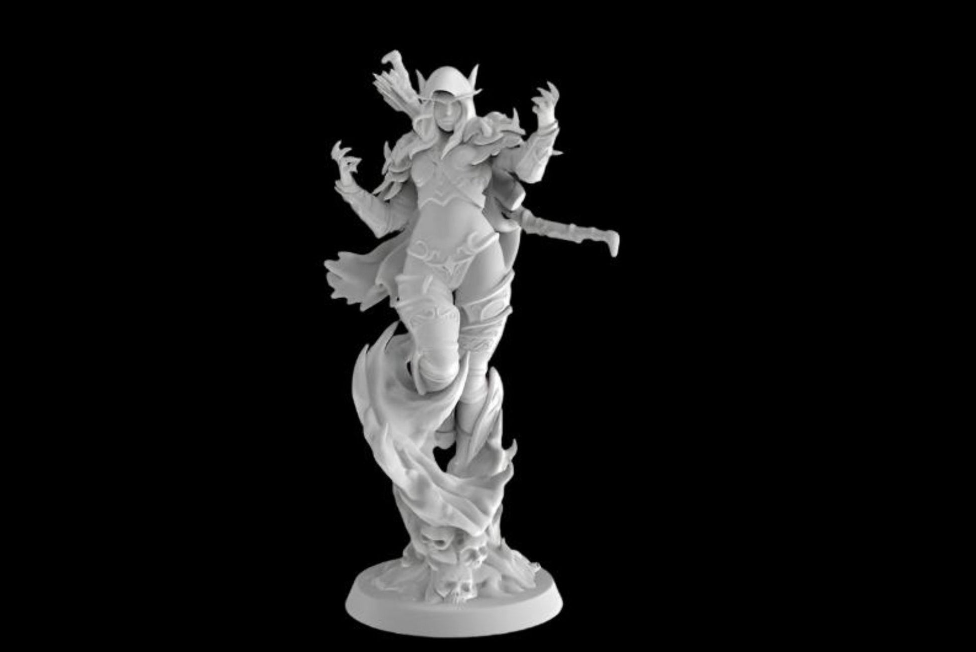 Heroic Fantasy Character Sculpture - Celestial Crafts