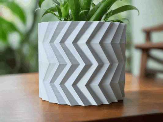 Zigzag Houseplant Planter