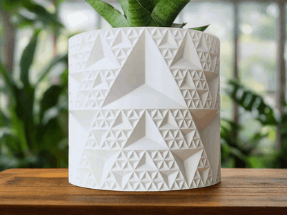 Fractal Triangle Planter