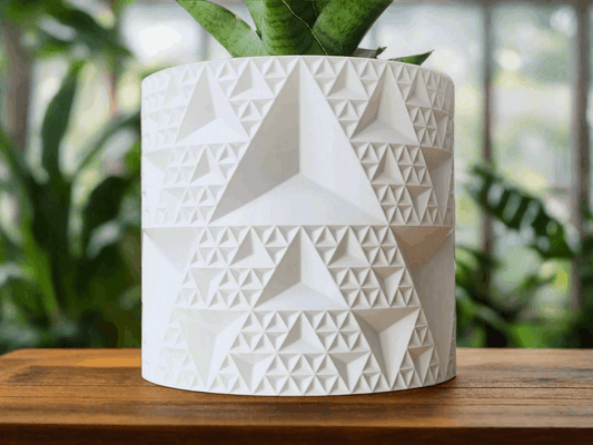 Fractal Triangle Planter