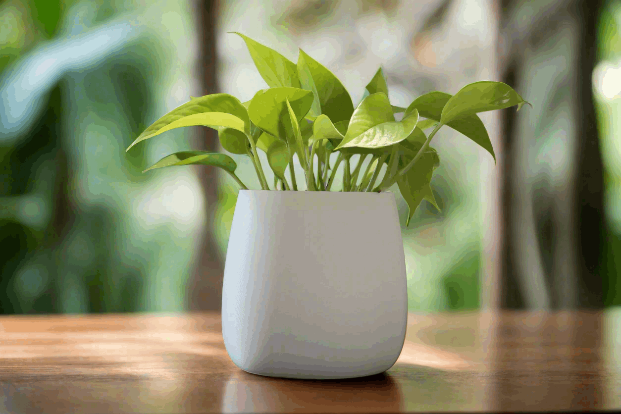 Sleek Hidden Tray Planter