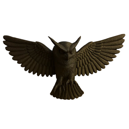 Owl Sculpture Showpiece for Home Decor | Black Bird Figurine India