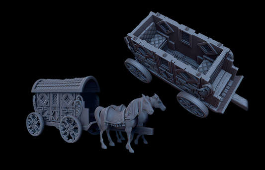 Horse Carriage Decorative Showpiece