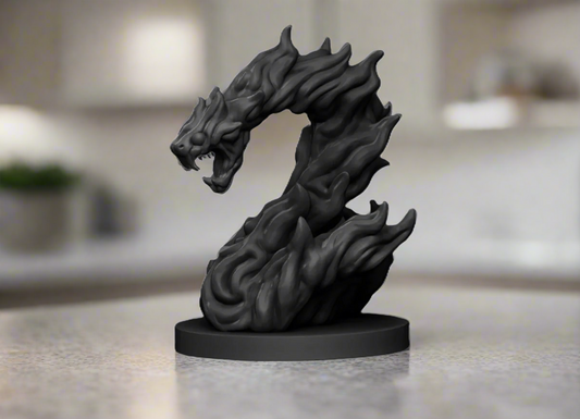 Fire Dragon Sculpture