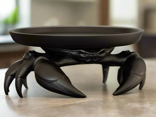 Artistic Dark Crab Claw Display: Jewelry Organizer