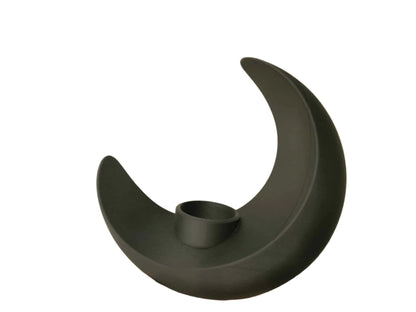 Designer Crescent Decorative Vase – Modern Minimalist Decor - Celestial Crafts