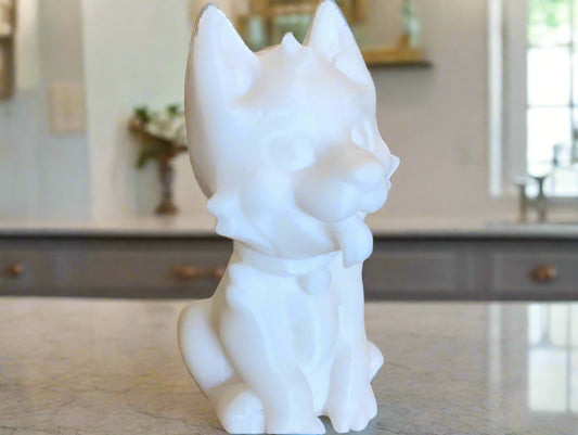 Cute White Fox Figurine