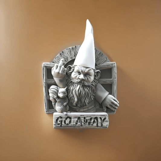 Mad Gnome 3D Printed Wall Decor - Quirky and Versatile Wall Art - Celestial Crafts