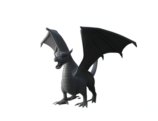 Playful Dragon Figurine - A Whimsical Fantasy Friend - Celestial Crafts