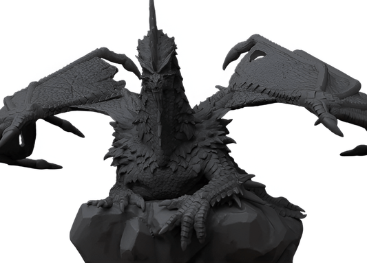 Ancient Dragon Figure: A Mythical Masterpiece - Celestial Crafts