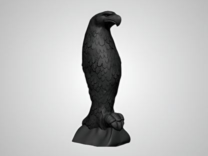 Majestic 3D Printed Eagle Statue - Celestial Crafts
