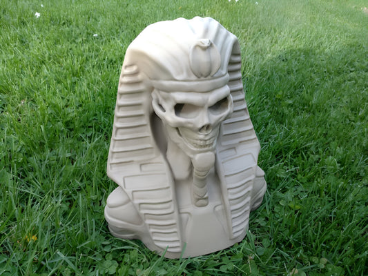 Undead Pharaoh Flower Pot - Mystical Egyptian Home Decor - Celestial Crafts