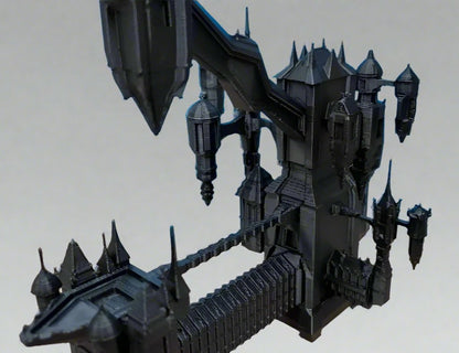 3D Printed Gothic Castle - Fantasy Architecture Showpiece - Celestial Crafts
