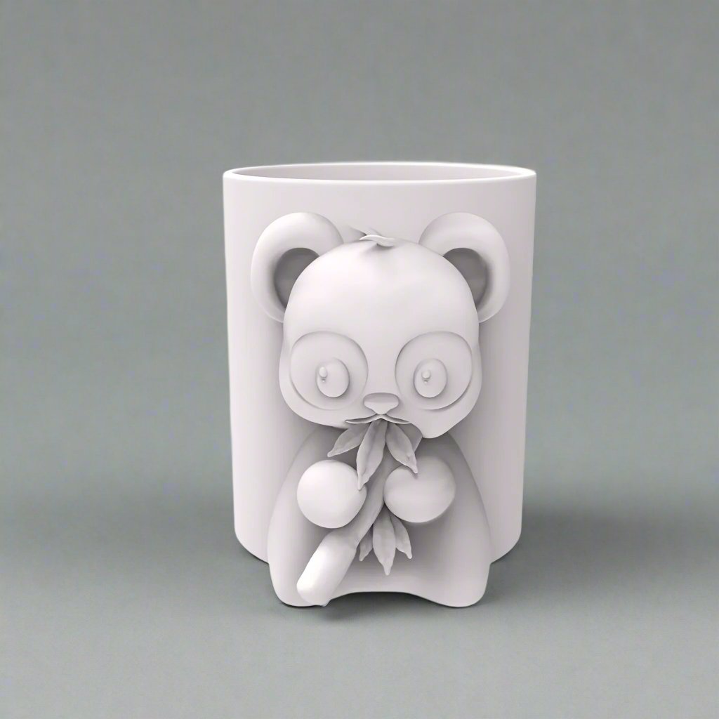 Panda Pen Pot - Cute Animal Desk Organizer - Celestial Crafts