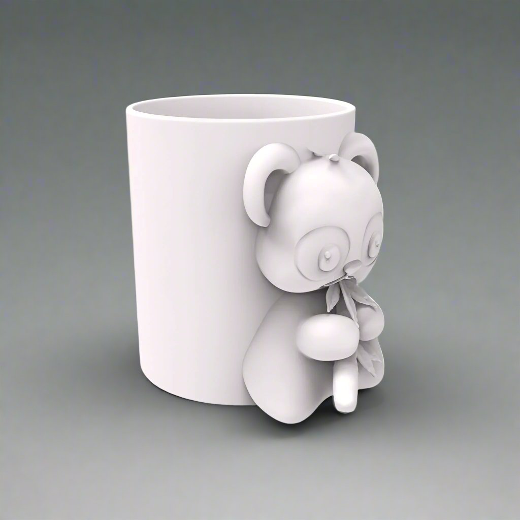 Panda Pen Pot - Cute Animal Desk Organizer - Celestial Crafts