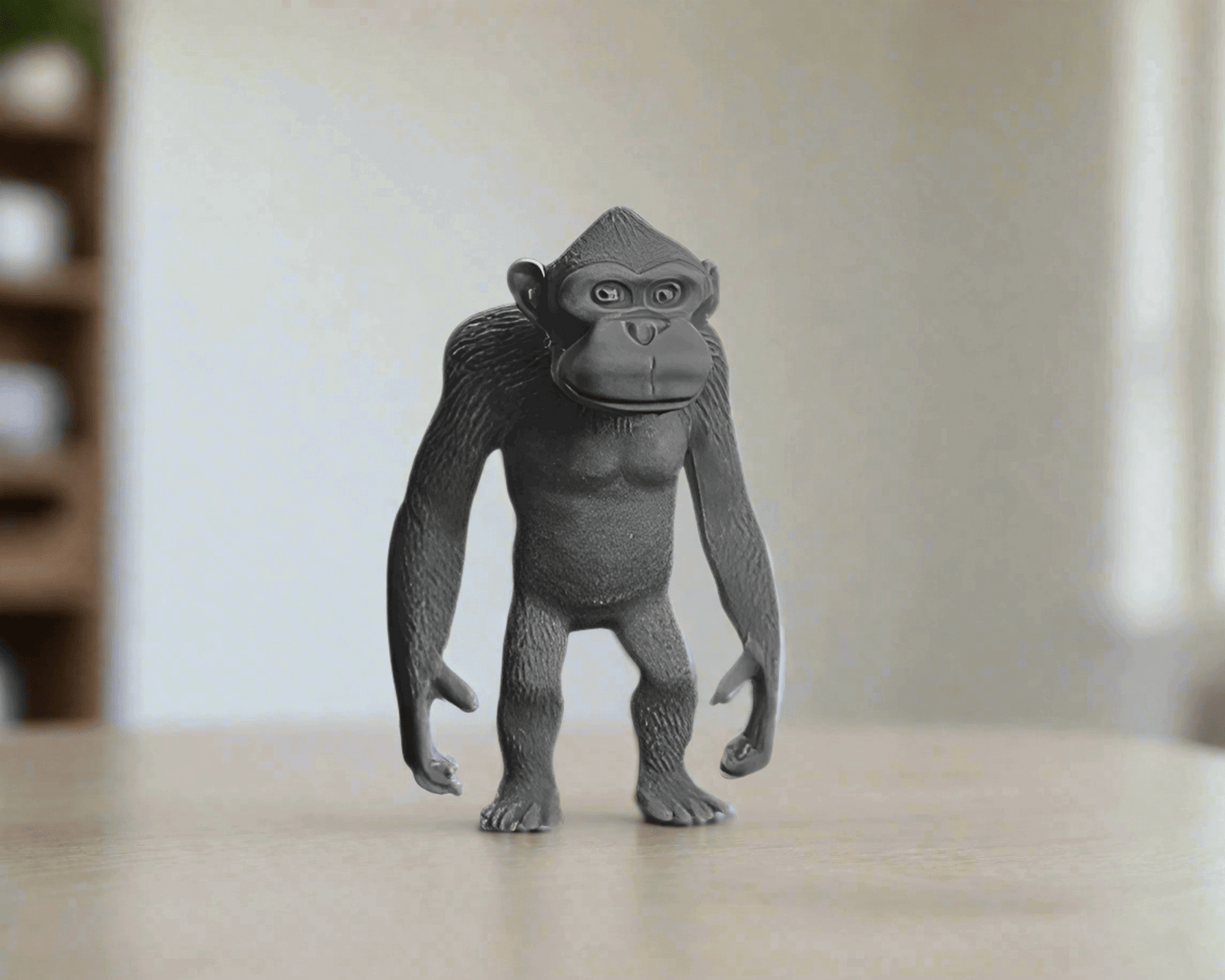 Monkey Figurine - Playful Animal Sculpture for Home Decor - Celestial Crafts