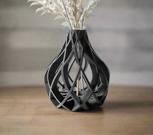 The Vukan Vase - Bold Textured Home Decor Vase - Celestial Crafts