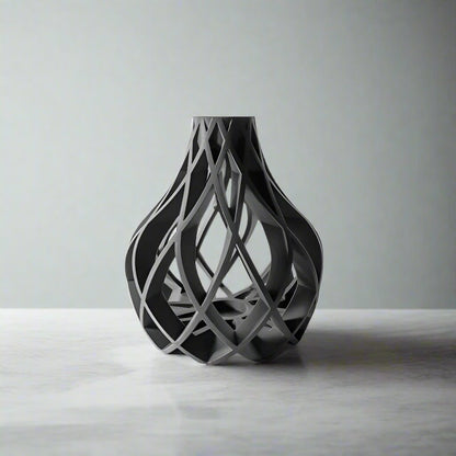 The Vukan Vase - Bold Textured Home Decor Vase - Celestial Crafts