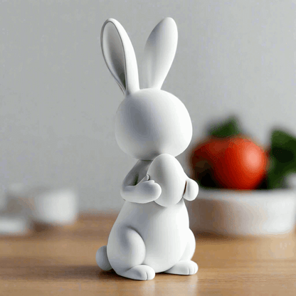 Festive Easter Bunny Sculpture