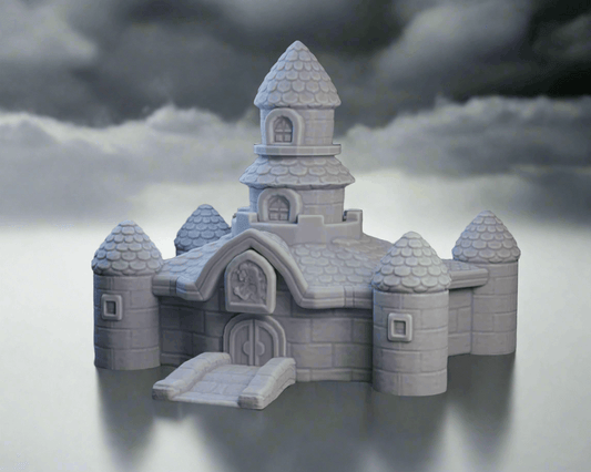 Whimsical grey Castle