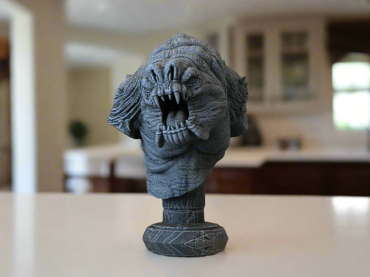 Fantasy Monster Sculpture with Claws Bust