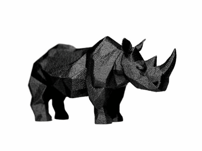 Bold Rhino Figurine