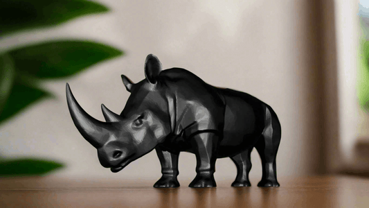 Rhino Statue - Bold Home Accent