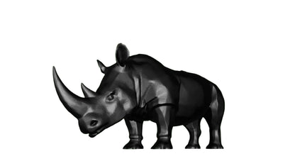 Rhino Statue - Bold Home Accent